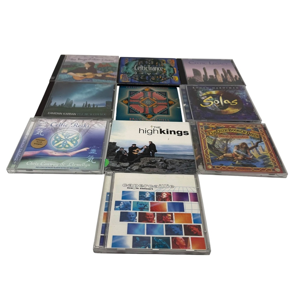Celtic Music CD Lot 10 High Kings‎ Ronan Hardiman Capercaillie Irish Folk Fusion